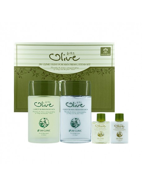 [3W CLINIC] Olive For Man Fresh 2 Items Set - 1Pack (4items)