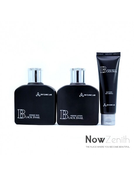 [3W CLINIC LAB] Black Snail Homme Skin Care 3 SET - 1Pack (3items)