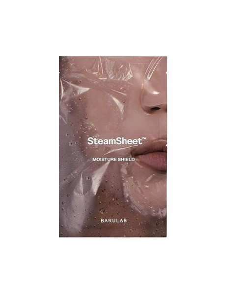 [BARULAB] SteamSheet Moisture Shield Oillock Facial Mask - 1Pack (22g x 5ea)