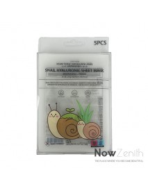 [BONNYHILL] Snail Hyaluronic Sheet Mask - 1Pack (5ea)