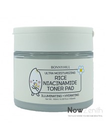 [BONNYHILL] Rice Niacinamide Toner Pad - 180ml (60pads)