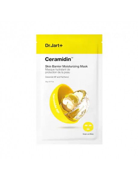 (DR.JART+) Ceramidin Skin Barrier Moisturizing Mask - 1Pack (22g x 5ea)