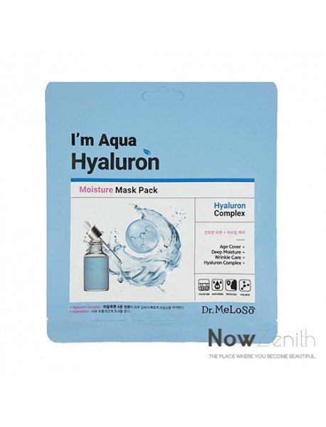 [DR.MELOSO] I'm Aqua Hyaluron Moisture Mask Pack - 1Pack (25ml x 10ea)