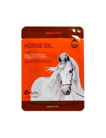 [FARM STAY] Visible Difference Mask Sheet -1Pack (10pcs) #Horse Oil
