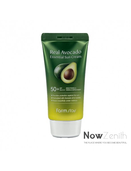[FARM STAY] Real Avocado Essential Sun Cream - 70g (SPF50+ PA++++)