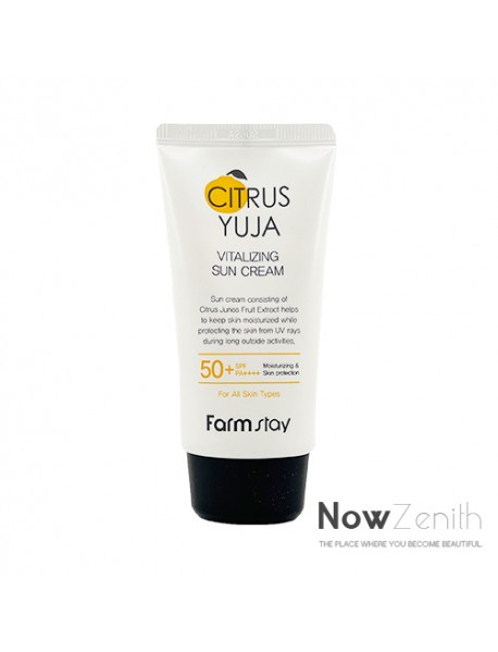 [FARM STAY] Citrus Yuja Vitalizing Sun Cream - 70g (SPF50+ PA++++)