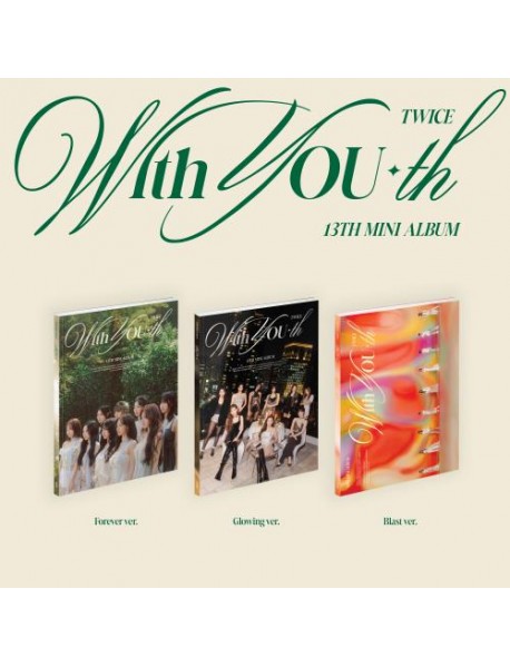 [K-POP] TWICE - 13TH MINI ALBUM [With YOU-th] (Random Ver.) (Lead time: need 7~10 days) 