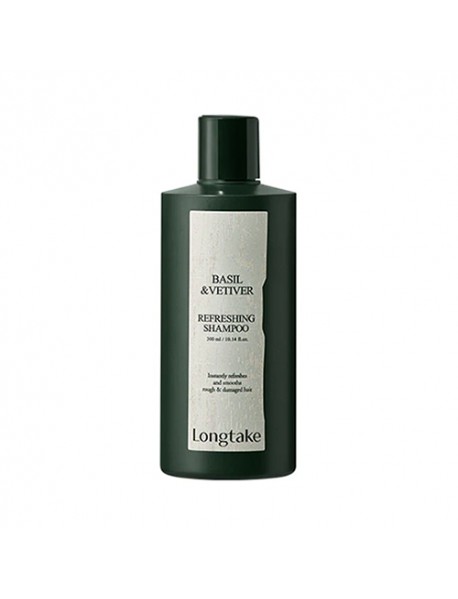 (Longtake) Basil & Vetiver Refreshing Shampoo - 300ml