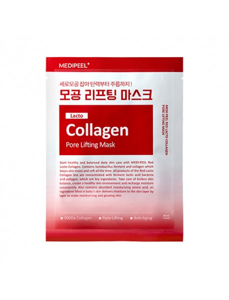 (DS) (MEDIPEEL+) Lacto Collagen Pore Lifting Mask - 30ml (1 Sheet)