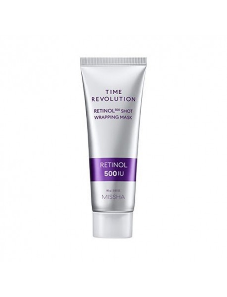 [MISSHA] Time Revolution Retinol 500 Shot Wrapping Mask - 80g