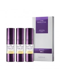 [MISSHA] Time Revolution Retinol 500 Shot Ampoule Triple Set - 1Pack (10ml+10ml+10ml)