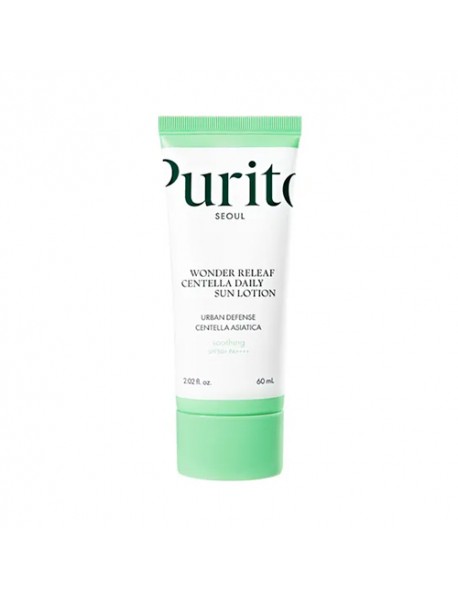 [PURITO] Wonder Releaf Centella Daily Sun Lotion - 60ml (SPF50+ PA++++)