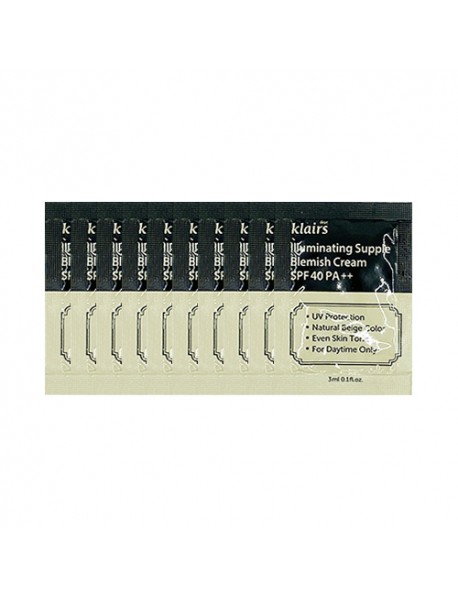 [KLAIRS_SP] Illuminating Supple Blemish Cream Testers - 10pcs (3ml x 10pcs)