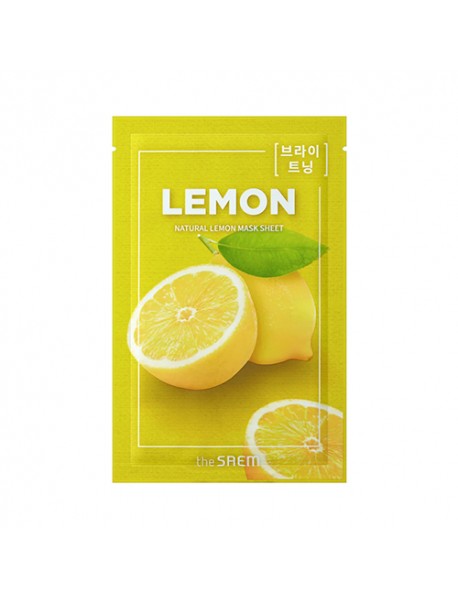 [THE SAEM] Natural Mask Sheet - 10pcs #Lemon