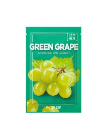 [THE SAEM] Natural Mask Sheet - 10pcs #Green Grape