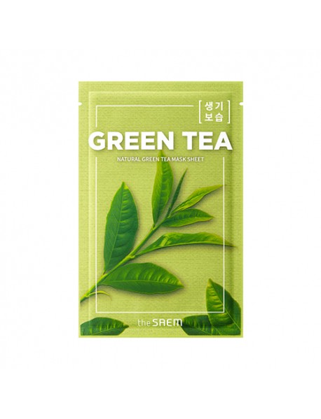 [THE SAEM] Natural Mask Sheet - 10pcs #Green Tea