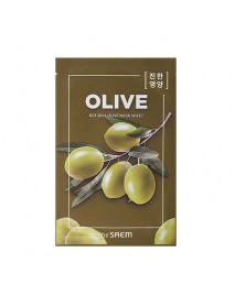 [THE SAEM] Natural Mask Sheet - 10pcs #Olive