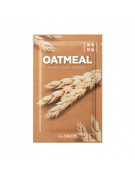 [THE SAEM] Natural Mask Sheet - 10pcs #Oatmeal