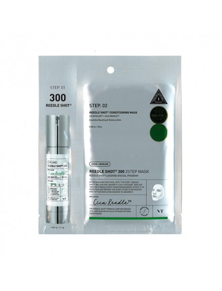 [VT X 10] Reedle Shot 300 2Step Mask - 1Pack ((0.5g + 25g) x 10ea) [★BUNDLE★]